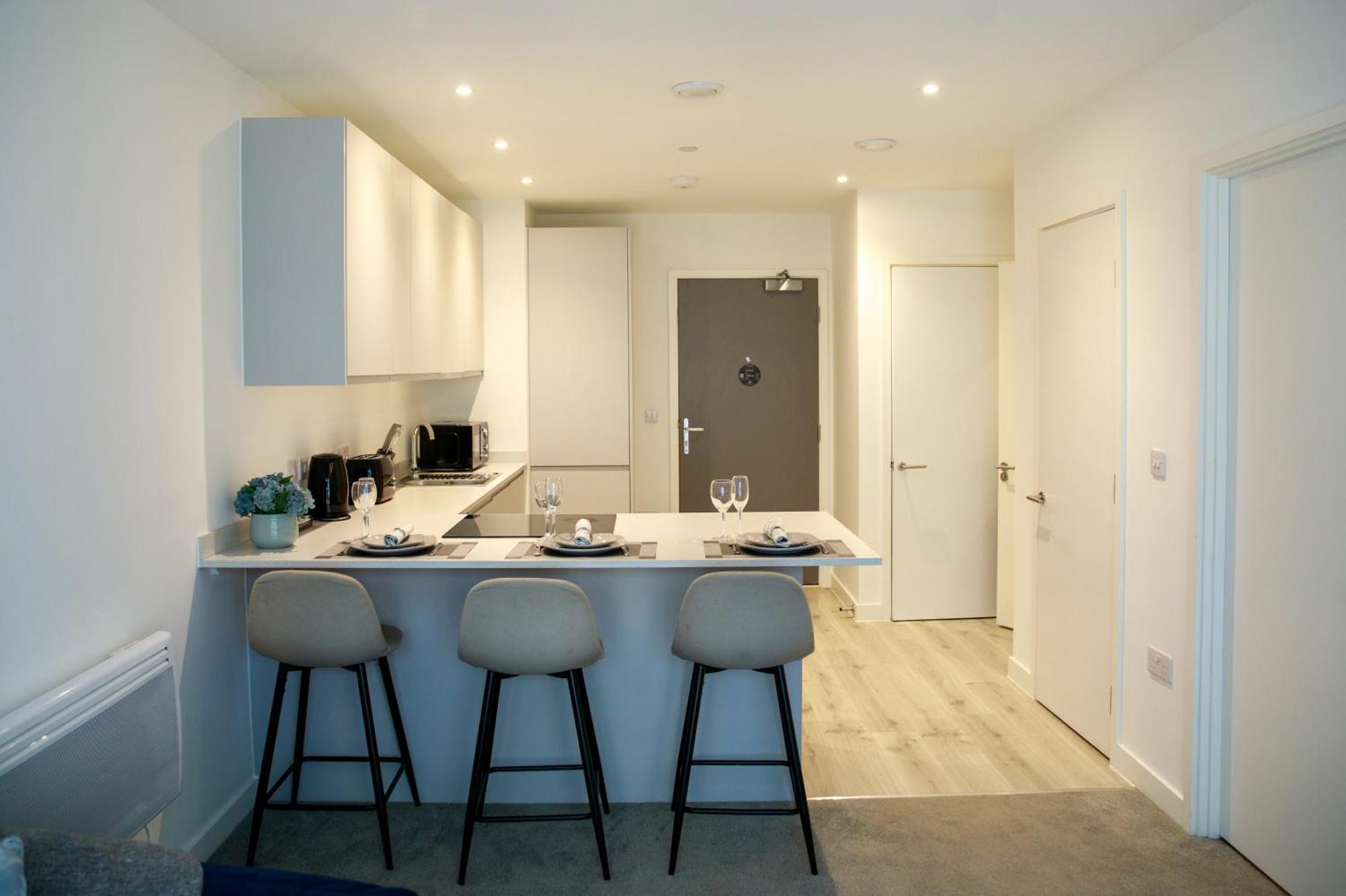 Trafford Suite Modern 1 Bed With Cinema Room Manchester Exterior foto