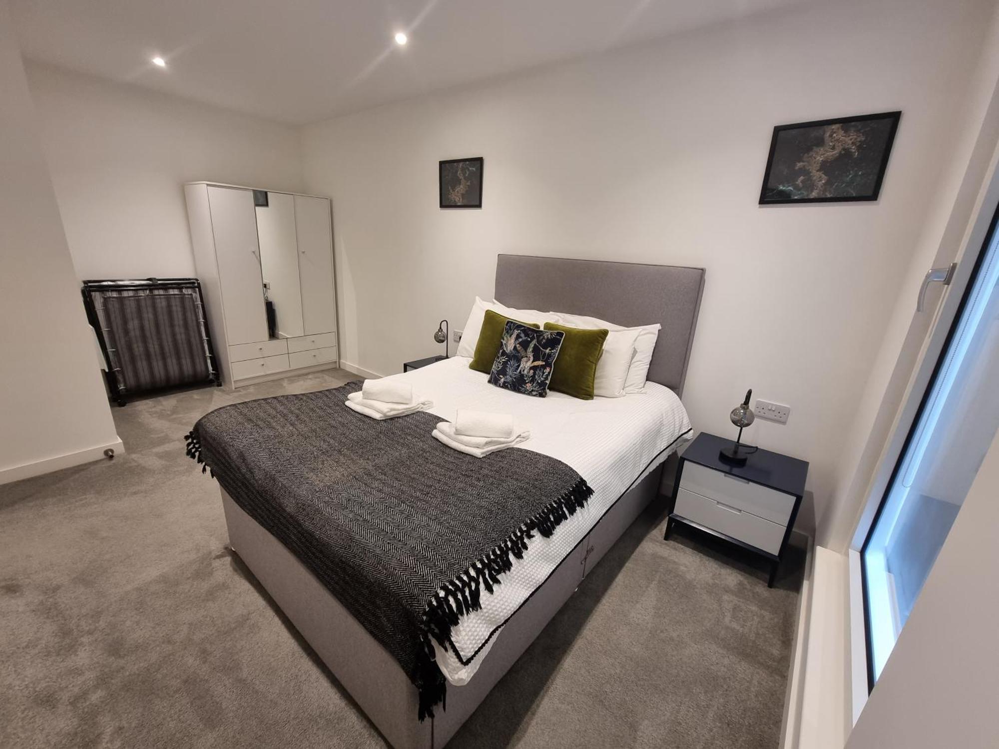 Trafford Suite Modern 1 Bed With Cinema Room Manchester Exterior foto
