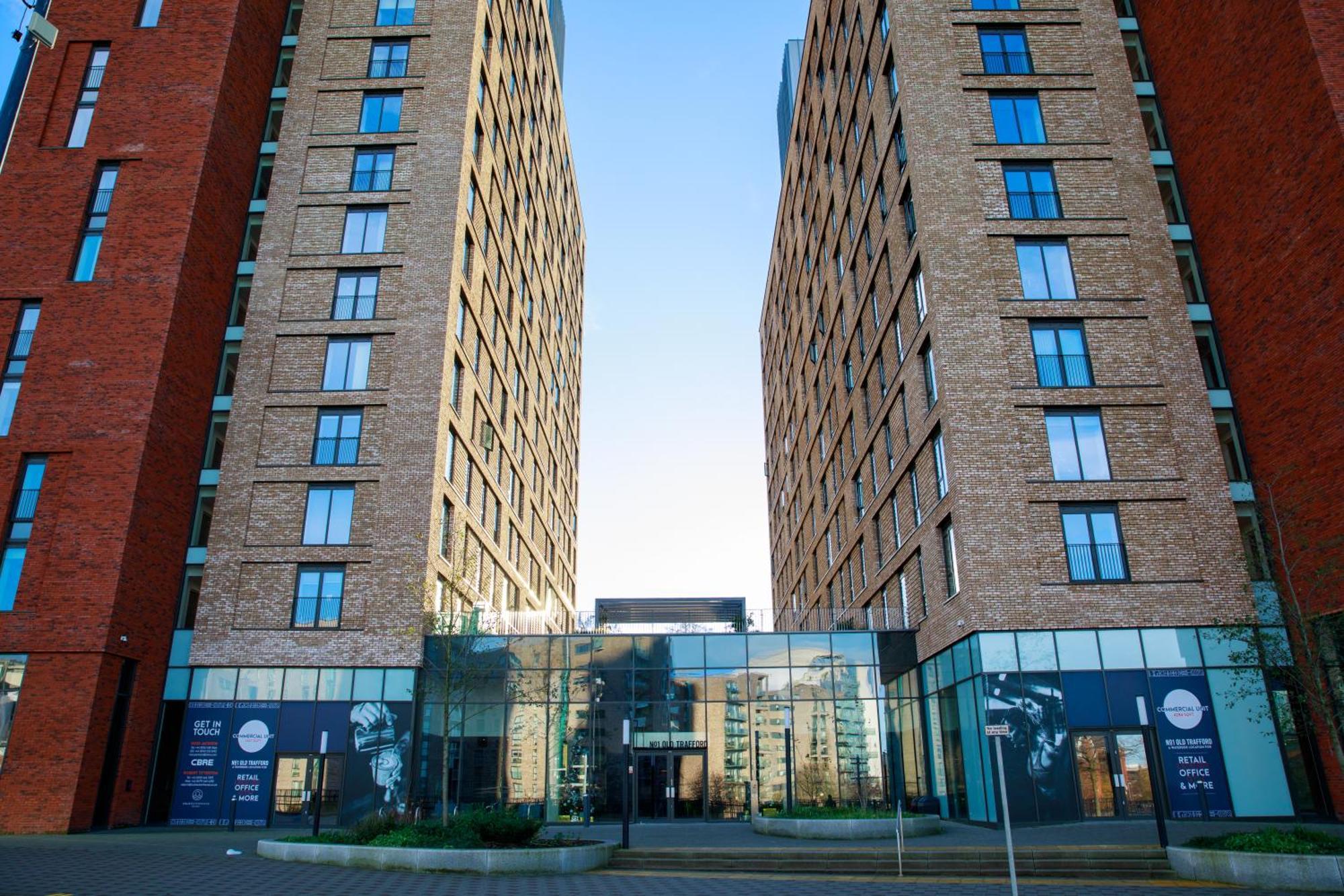 Trafford Suite Modern 1 Bed With Cinema Room Manchester Exterior foto