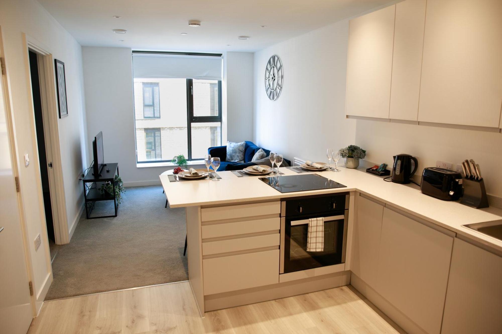 Trafford Suite Modern 1 Bed With Cinema Room Manchester Exterior foto